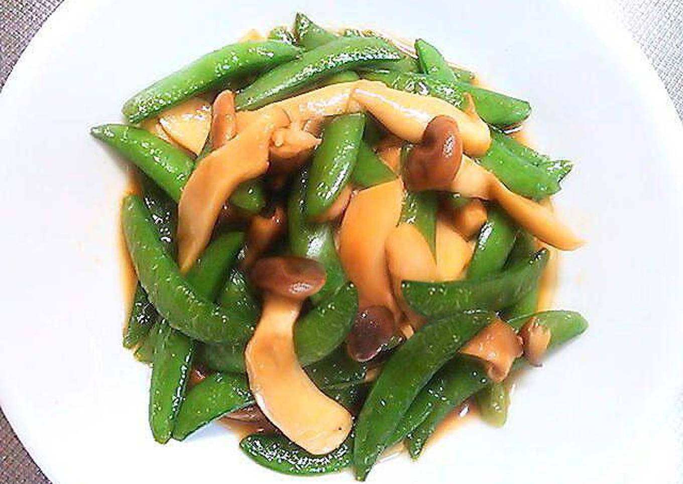 Stir-Fried Sugar Snap Peas With My Secret Sauce