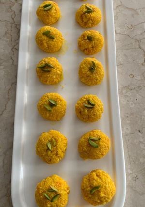 A picture of Mango Peda.