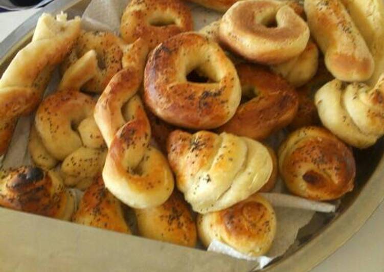 Bread rolls with poly seeds