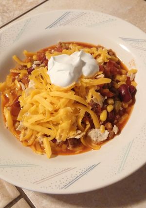 A picture of Crock Pot Taco Chili.