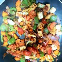 Sauteed vegetables paneer A picture of Sauteed vegetables paneer.