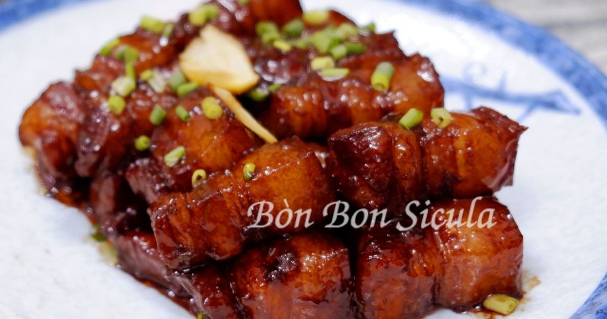 Cách Làm Món Thịt Ba Rọi Kho Tàu (Hong Shao Rou 红烧肉) của Bòn Bon - Cookpad