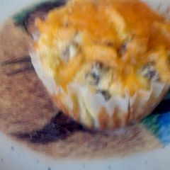 A picture of breakfast - in - a - muffin ( found in taste at home magazine).