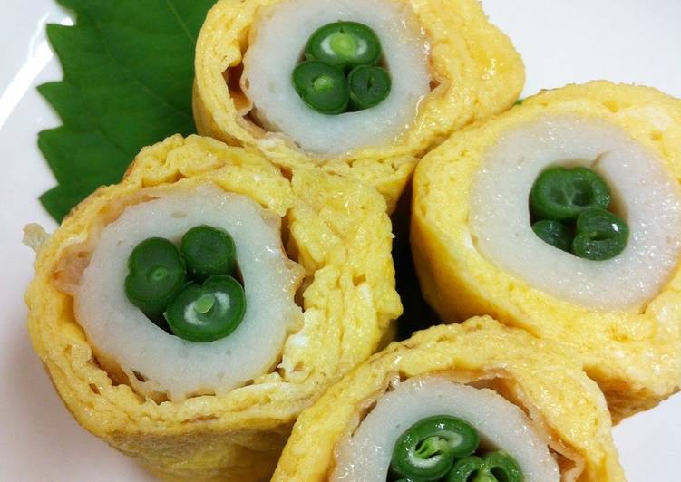 Easiest Way to Make Super Quick Homemade For Bentos: Chikuwa Fish Stick Tamagoyaki
