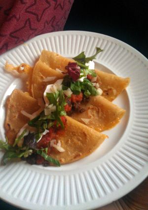 A picture of quesadilla.