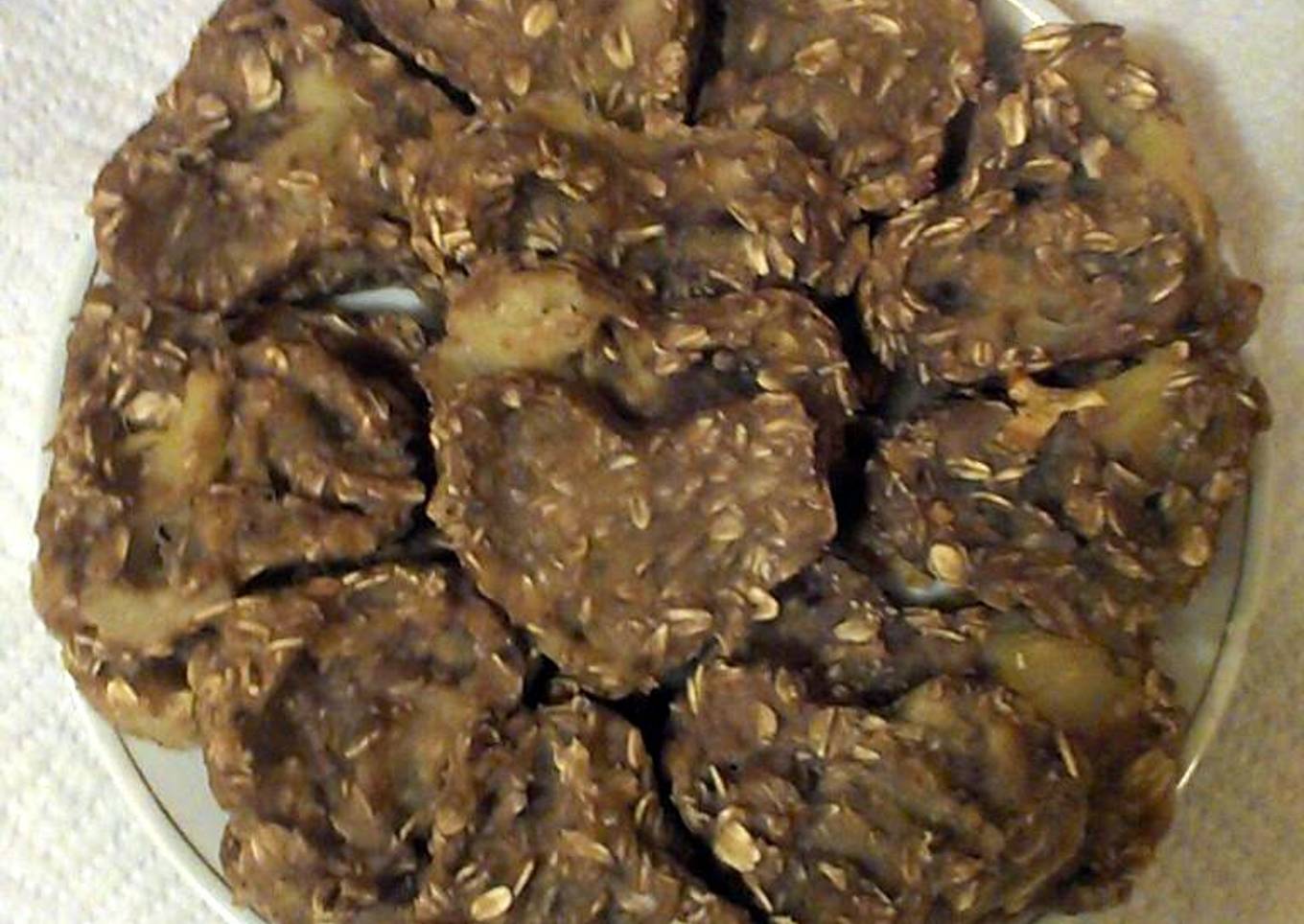 Healthy Banana Oatmeal Cookies