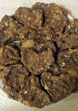 A picture of Healthy banana oatmeal cookies.