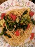 Mandy's olive oil and vegetable pasta
