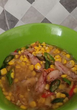 Foto resep Cumi asin jagung Manis