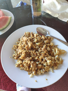 Una foto de Wok de coliflor