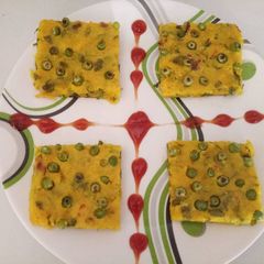 A picture of Methi mutter bharbhara bites.