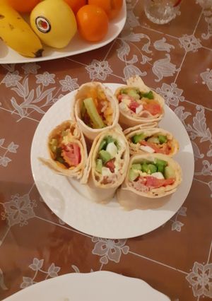 Une photo de Wrap au légumes