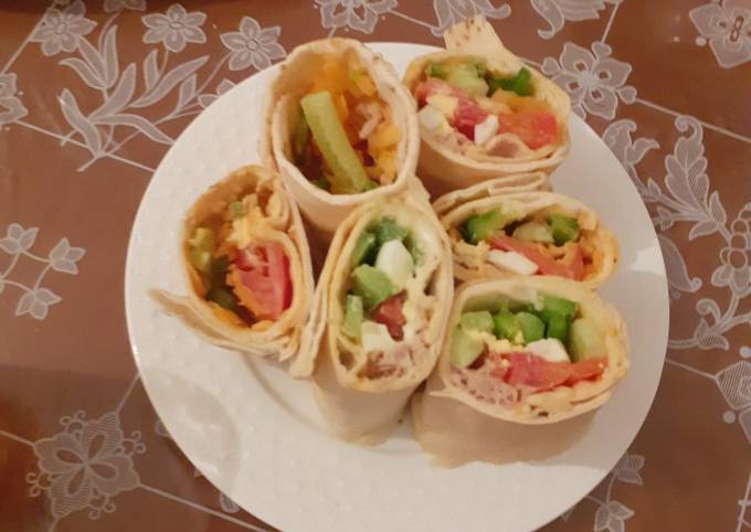 Wrap au légumes