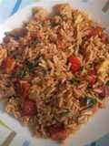 Arroz chaufa amazónico