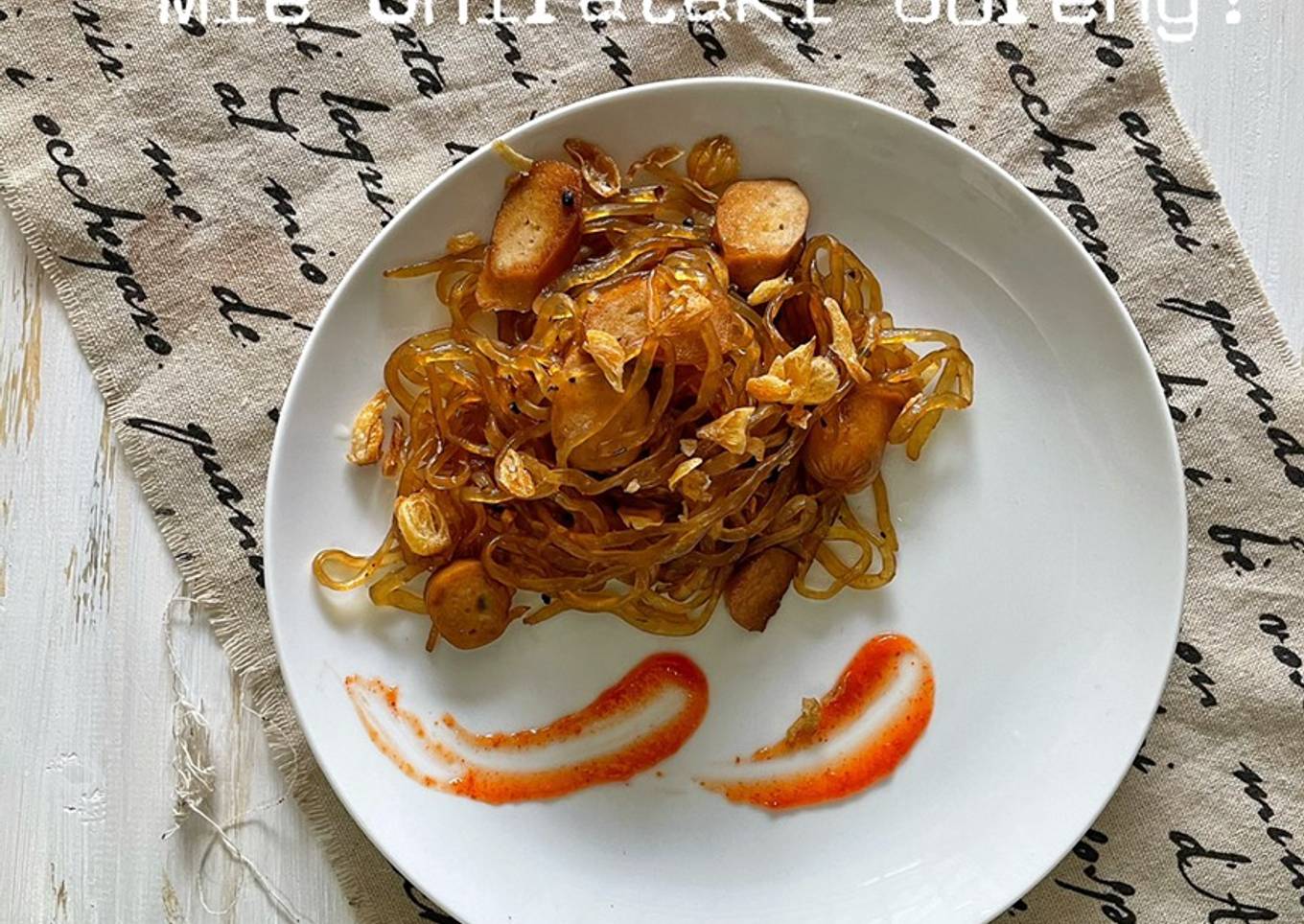 Mie Shirataki Goreng!