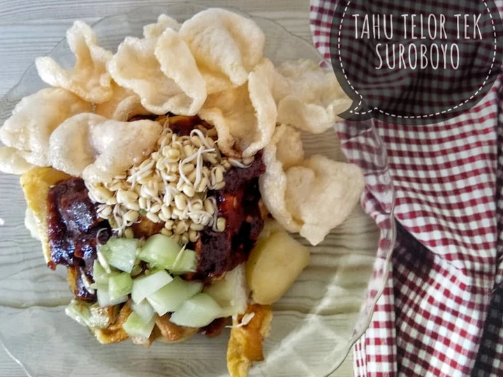 Langkah Gampang Membikin Resep Tahu Telor Tek SUROBOYO yang Menggugah Selera Anti Ribet, Bikin Ngiler