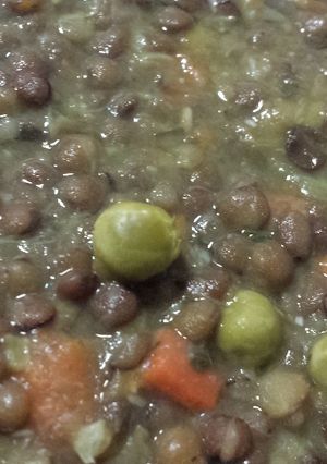 Foto principal de Sopa de lentejas con verduras
