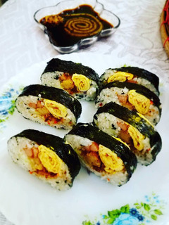 Foto resep Sushi isi telur,sosis dan nugget