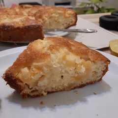 Una foto de Torta de manzana