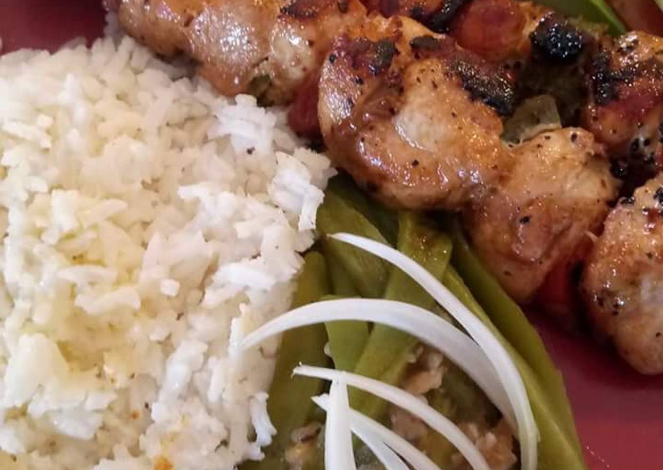 Brochetas de pollo con soya a la Pamela