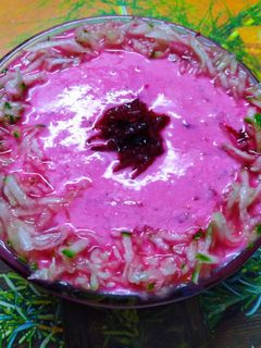 खीरा चुकंदर रायता (Kheera chukandar raita recipe in hindi) रेसिपी मुख्य फोटो
