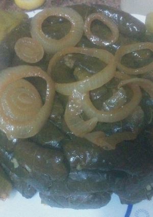صورة لوصفة محشي ورق عنب