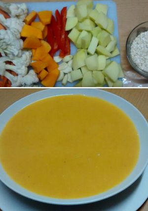 Una foto de Crema de Verduras