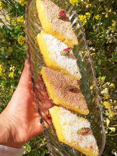 عکسی از دستور کیک شربتی تابه ای