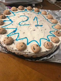 Una foto de Tarta de chips ahoy