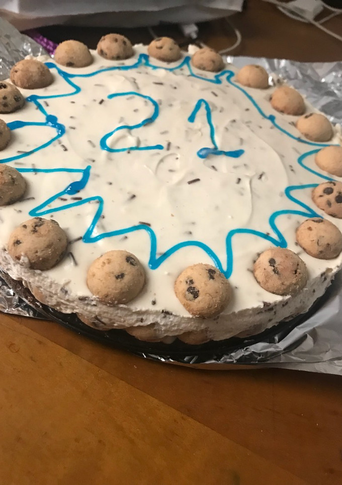 Una foto de Tarta de chips ahoy