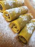 Rotolini di crêpes alla Nutella