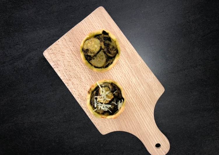 Comment Cuisiner Tartelette courgette&amp;pesto