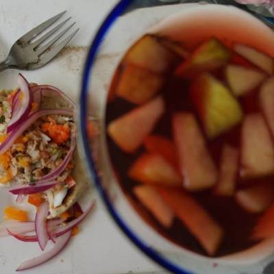 Sidra a la Jamaica y ceviche de habanero Receta de MARTÍN GERARDO RAMÍREZ  CORREA- Cookpad