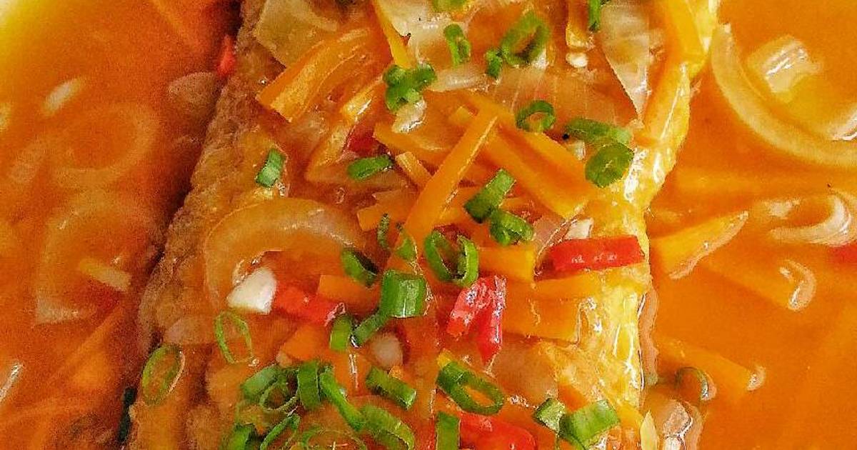 Resep Telur Saus Asam Manis oleh Adelia Sharfina Cookpad