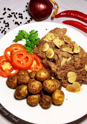 Hình của món Bò Beefsteak(Bò Áp Chảo).