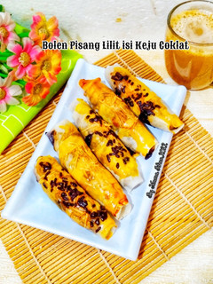 Foto resep Bolen Pisang Lilit Isi Keju Coklat