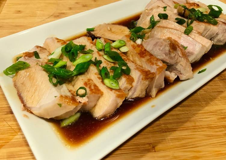 Thick Cut Pork Chops with Super Easy Bulgogi-Inspired Sauce