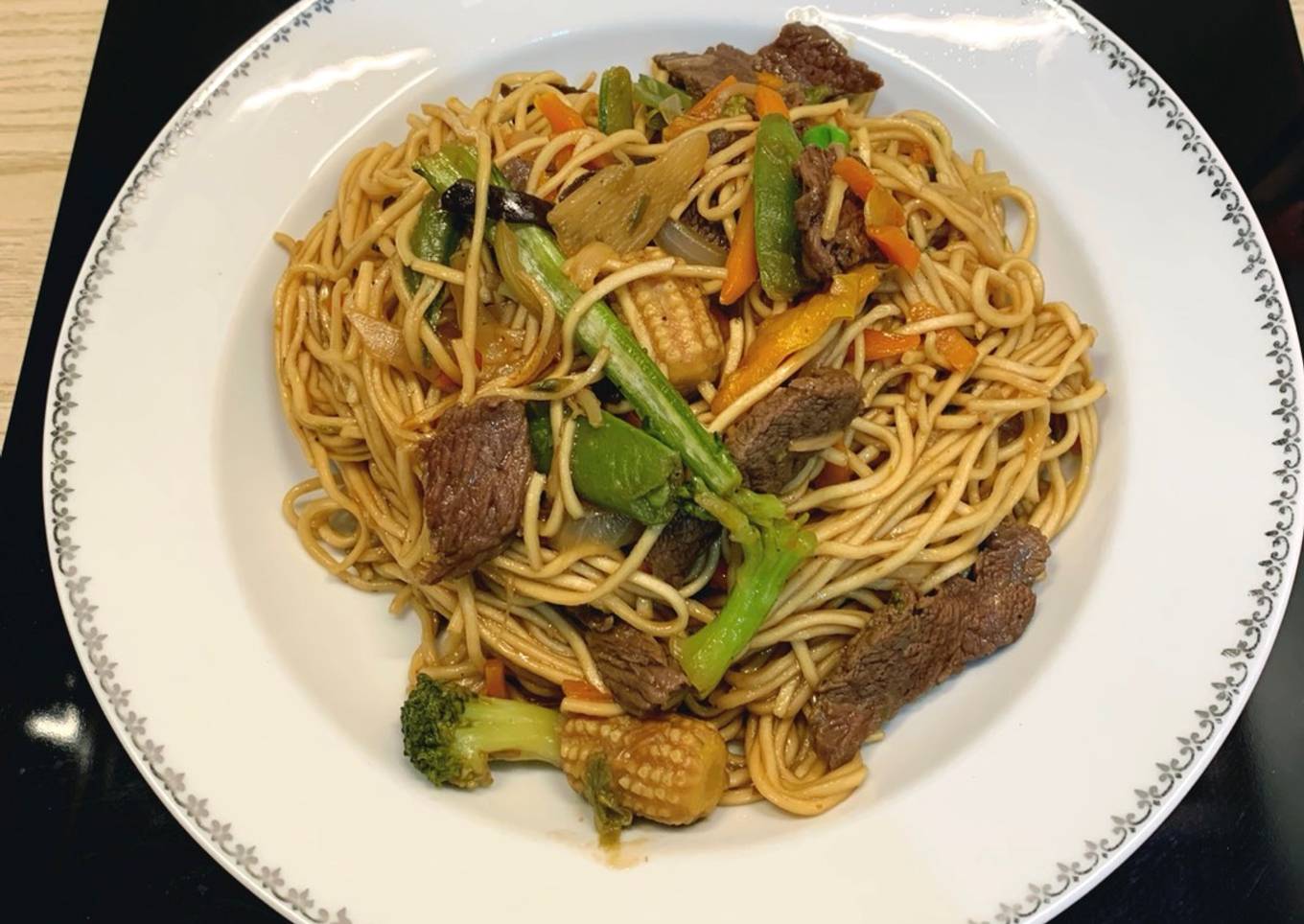 Nouilles Bœuf & Wok de légumes