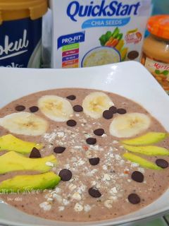 Foto resep Avocado Banana Choco Smoothies