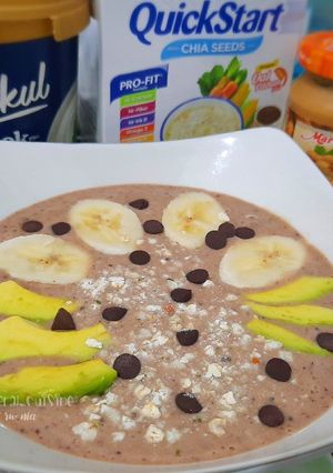 Foto resep Avocado Banana Choco Smoothies