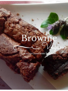 Una foto de Brownie vegano