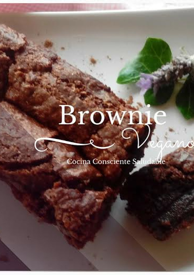 Una foto de Brownie vegano