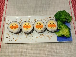 ซูชิไส้ไข่ม้วนอังปังแมน(อาหารเด็ก)