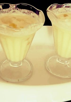 Una foto de Milkshake de durazno