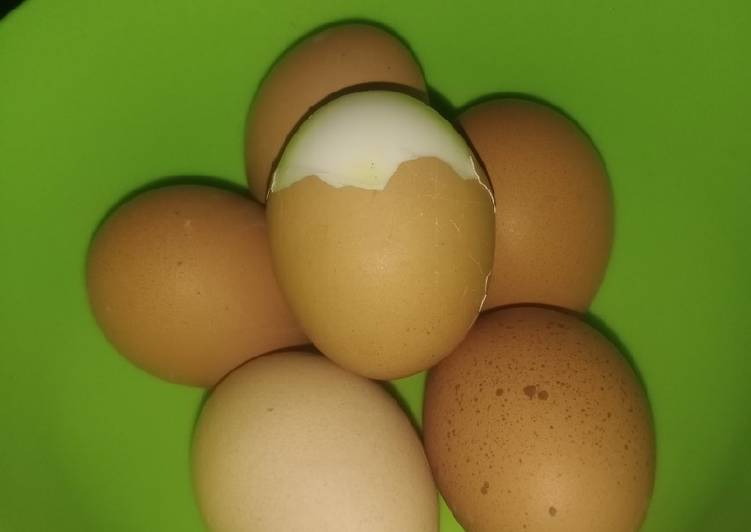 Cara Gampang Membuat Telur rebus yang Enak Banget