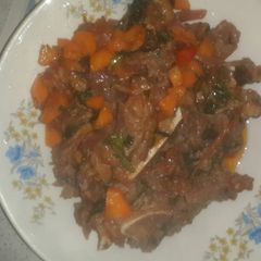 A picture of Beef fry.