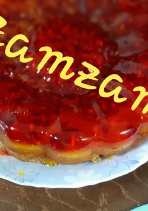 صورة لوصفة كيك بطبقات الجيلي اللذيذة 😋