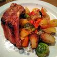 Costillar con guarnición