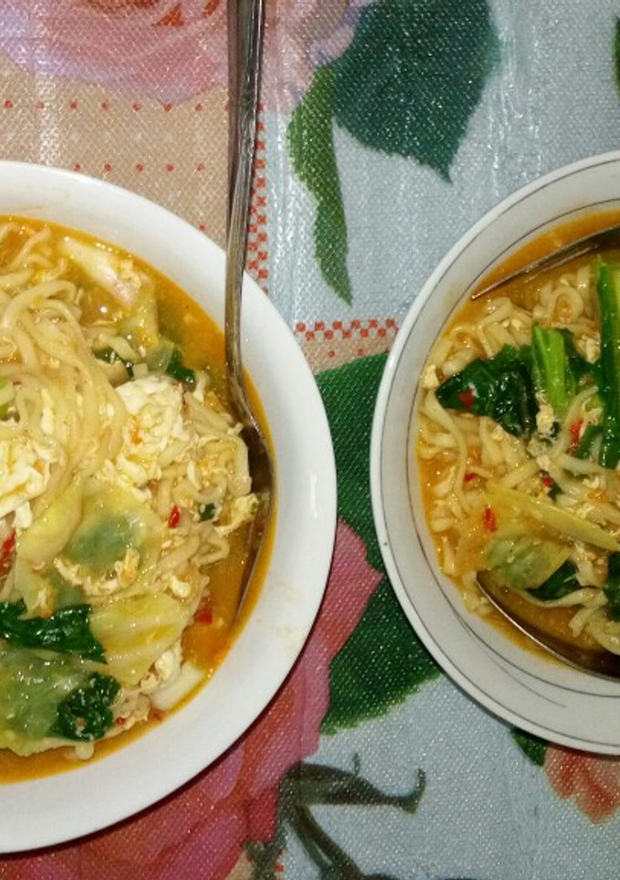 Foto resep Mie kuah mantap😉