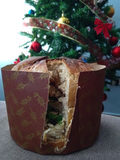 Una foto de Panetón o Pan Dulce Navideño